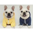 thumbnail image 5 of 1 pieza de cremallera para mascotas, disfraz para perros y gatos, ropa bonita, ropa caliente para mascotas, Sudadera con capucha, Bulldog inglés, Pug azul (s sm m l xl 2xl), 5 of 5