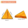 thumbnail image 2 of Uxcell 200g Stained Glass Mosaic Triangle 0.55'' Brown Glass Mosaic Tiles Bulk for Craft Handmade Project, 2 of 7