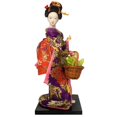 thumbnail image 1 of Muñeca kimono Geisha Cocina Restaurante Decoración Adorno Muñeca kimono de 9 pulgadas, 1 of 6