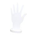 thumbnail image 2 of Maniquí de mano, modelo de joyería, soporte para exhibición de pulseras y collares de madera. blanco, 2 of 9