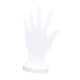 thumbnail image 2 of Maniquí de mano, modelo de joyería, soporte para exhibición de pulseras y collares de madera. blanco, 2 of 9