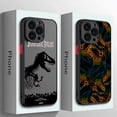 thumbnail image 4 of Funda de teléfono Dinosaur J-Jurassic-P-Parks para iPhone 16 15 14 13 12 11 Mini Pro Max X XR 7 8 Plus, funda trasera transparente mate, 4 of 5