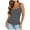 Grey, variant on BYHONG Women's Suspender Tank Top - Slim Fit Summer Vest, Solid Color Womens Blouses & Casual Top Pink L