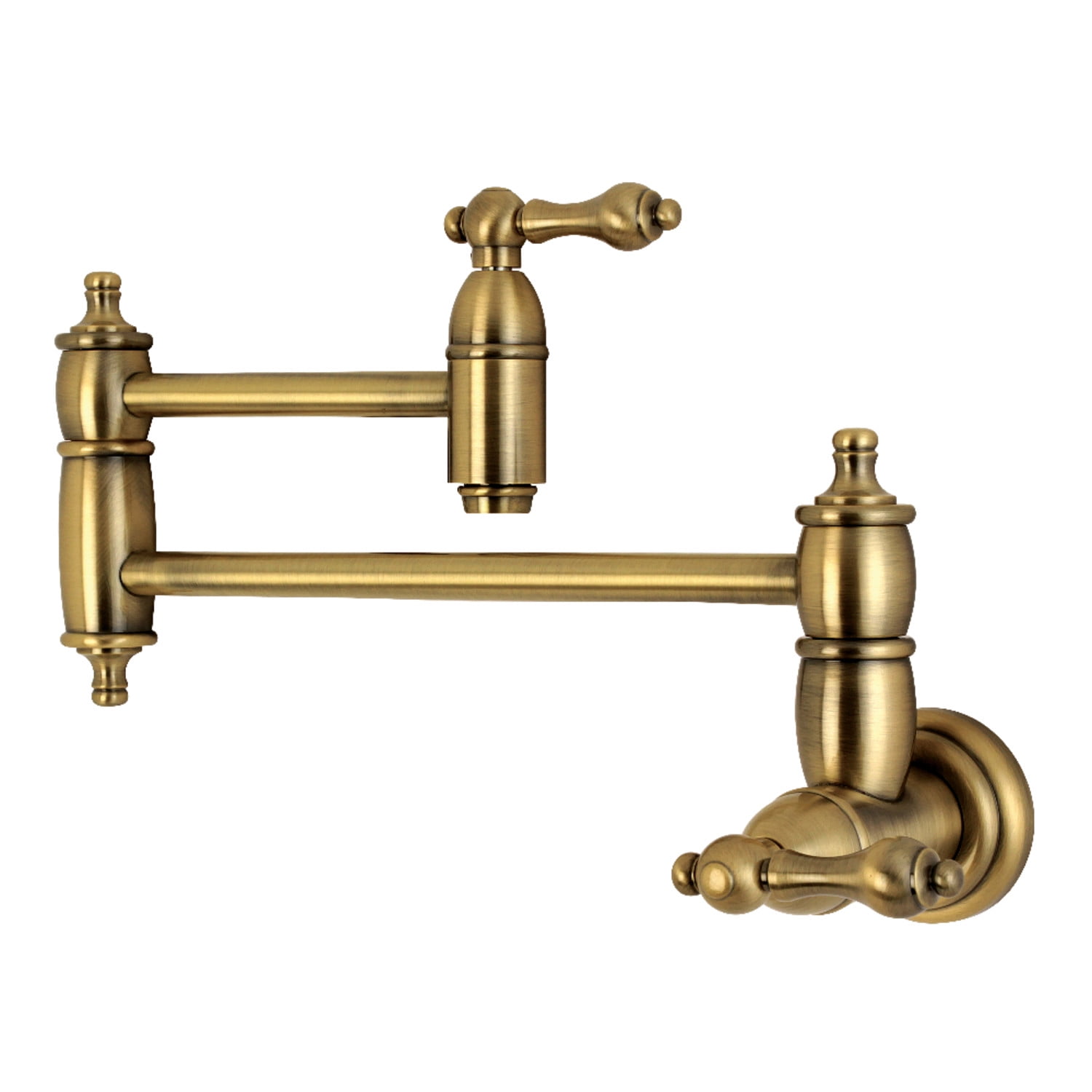 Kingston Brass KS3103AL Restoration Wall Mount Pot Filler Kitchen