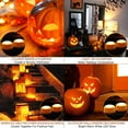 thumbnail image 6 of Halloween LED Pumpkin Lights Battery Operated - Orange Pumpkin Lights with Timer and Remote Halloween Decor - Halloween Jack-O-Lantern Decoration Outdoor - Flameless Pumpkin Candles 2-pack, 6 of 7