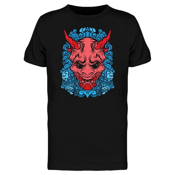 Cloudy Kabuki Demon Mask Tee Men's -Image by Shutterstock