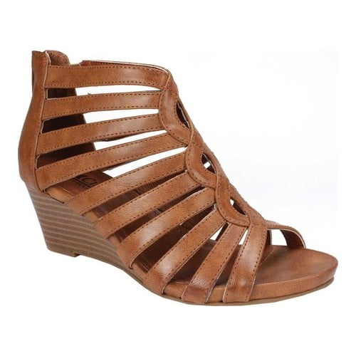 white mountain victoria strappy wedge sandals