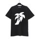 thumbnail image 1 of Versión correcta de 24 primavera y verano nueva palmera de coco serie de manga corta PA marca de moda camiseta de tendencia de pareja con estampado de ángel2255 negro, 1 of 1