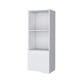 thumbnail image 2 of FM FURNITURE Pima Wall Cabinet in melamine with one door Engineered Wood White, 2 of 6