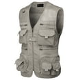 thumbnail image 1 of H2H Men's Active Lightweight Outdoor Vests Work Fishing Travel Utility Summer Vest with Multiple Pockets (CMOV058), 1 of 6