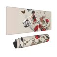 thumbnail image 2 of Pofeuu Floral Leopard Butterflies Print Desk Mat for Keyboard and Mouse，Computer Desk Matt for Desktop，Large Mouse Pad for Desk，Desk Pads on Top of Desks 12x31.5in, 2 of 8