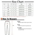 thumbnail image 3 of up to 60% off Gifts Usmixi Womens Cropped Trousers Casual Solid Breathable Cotton Linen Plus Size Long Pants Drawstring Elastic Waist Loose Straight Pants with Pocket Green s, 3 of 7