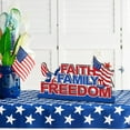 thumbnail image 2 of 4th of July Decorations Table Wooden Sign Independence Day Table Decorations Wooden Centerpieces Tiered Tray Decor for Veterans Memorial Independence Day Party Supplies, 2 of 6