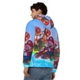 thumbnail image 5 of Lsque Mario for Mens Full-zip Hoodie, Zip-up Pullover Hooded Sweatshirt, Kangaroo Pocket Hoodie Ideal for Daily Wear, Travel, and Home-Medium, 5 of 8