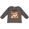 thumbnail image 3 of Inktastic My Safta Loves Me Little Fox Boys or Girls Long Sleeve Toddler T-Shirt, 3 of 5