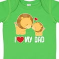 thumbnail image 4 of Inktastic Fathers Day I Love My Dad Boys Lion Boys or Girls Baby Bodysuit, 4 of 5