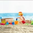 thumbnail image 4 of Play Day Treasure Chest with 20-Piece Sand Toys, Brown, 4 of 8