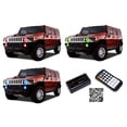 thumbnail image 6 of Flashtech RGB MultiColor Bluetooth LED Halo kit for 03-09 Hummer H2 Headlight & Fog Lights, 6 of 11