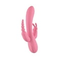 thumbnail image 3 of The Beat Trifecta Multifunction Rabbit Vibrator, Pink, 3 of 5