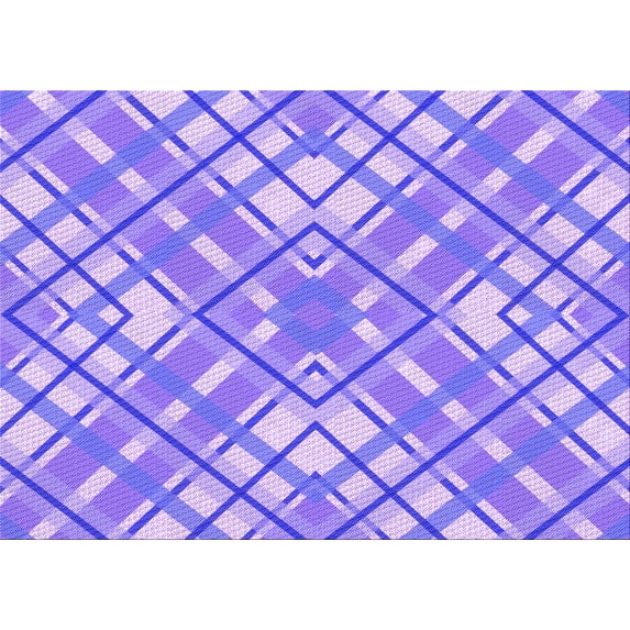 Ahgly Company Machine Washable Indoor Rectangle Transitional Aztech Purple Area Rugs, 8' x 12'