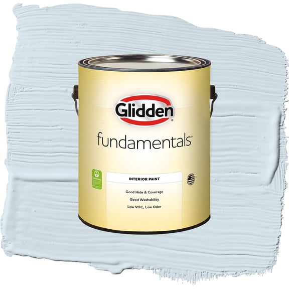 Glidden Fundamentals Breakwater / Blue, Eggshell Interior Paint, 1 Gallon