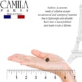 thumbnail image 2 of Camila Paris AD115/6 French Hair Clip for Women, Set of 6 Extra Small Girls Hair Claw Clips Jaw Fashion Durable Styling Hair Accessories for Women, Strong Hold No Slip Grip, Made in France, 2 of 6