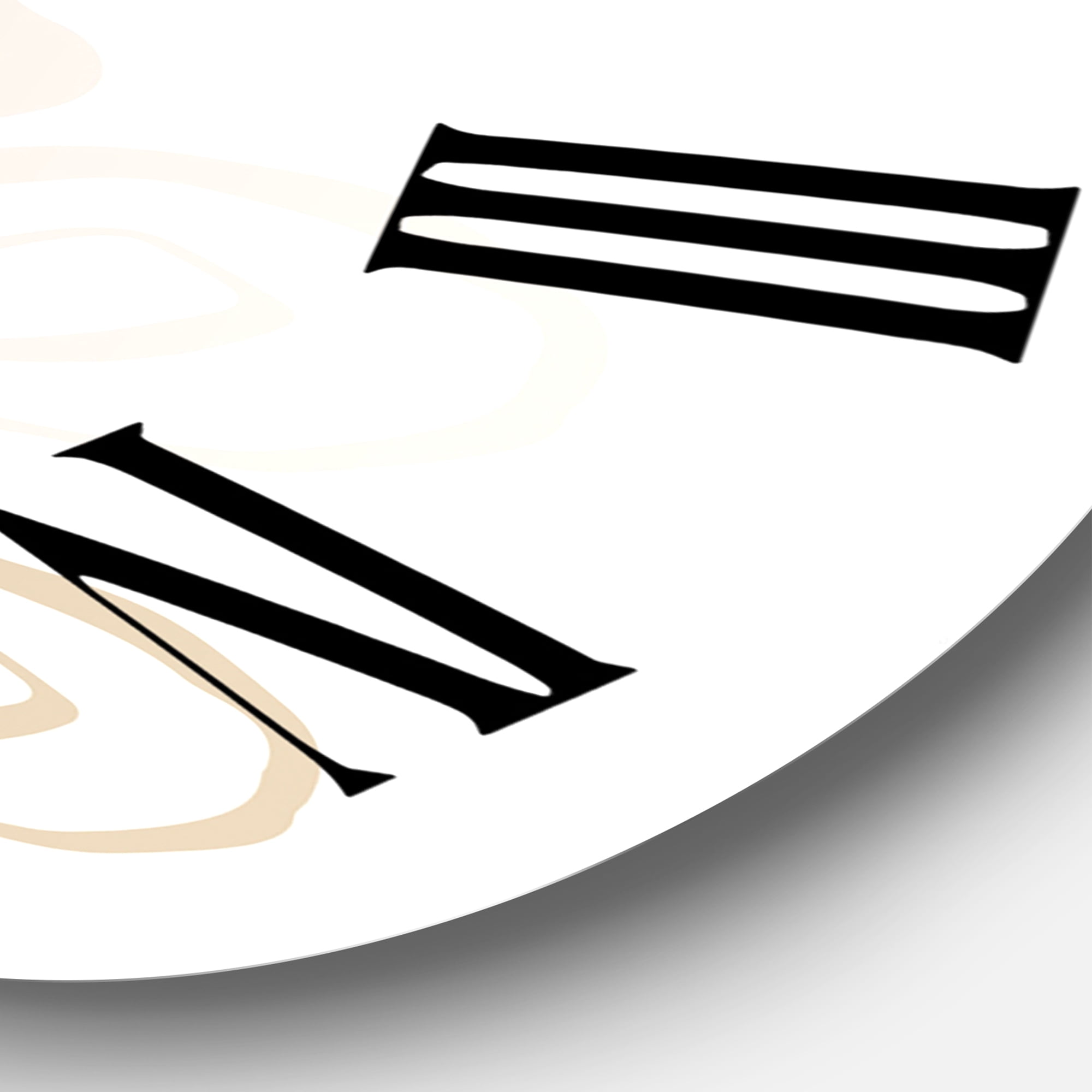 Designart 1 in Modern,Contemporary Wall Clock