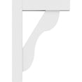 thumbnail image 3 of 3"W X 18"D X 24"H Standard Carmel Architectural Grade Pvc Bracket With Block Ends, 3 of 8