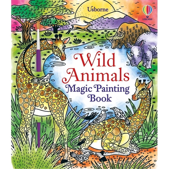 Magic Painting Books Wild Animals Magic Painting Book, Book 12, (Paperback)