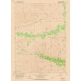thumbnail image 2 of USGS 14x18 Gold Ornate Wood Framed with Double Matting Museum Art Print Titled - Sussex Wyoming Quad - USGS 1961, 2 of 4