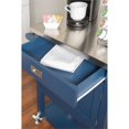 thumbnail image 2 of Linon Sydney Wood Kitchen Apartment Cart in Blue, 2 of 15