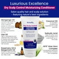 thumbnail image 5 of TriDerma Dry Scalp Control Deep Moisturizing Hair Conditioner, Salon Quality Dry Scalp Treatment with Salicylic Acid, Exfoliates, Softens, Moisturizes & Strengthens Hair with Exotic Mongongo Oil - 6oz, 5 of 9