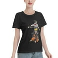 thumbnail image 2 of T-Shirt Basique à Manches Courtes pour Femmes Naruto Naruto Sasuke, 2 of 6
