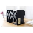 thumbnail image 2 of Sujetalibros decorativo ajustable de metal negro, 2 of 5