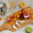 thumbnail image 3 of Raw Rutes - Pics Martini en Acier Inoxydable - Ensemble de Pics Martini Narval - pour Parfaits Manhattans, Old Fashions, Martinis et Plus! Pics Cocktail Nautiques - Acier Inoxydable - Fabriqué aux États-Unis, 3 of 5