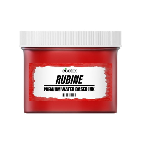 Ecotex® RUBINE RED Water Based Discharge Ink for Screen Printing - Non Phthalate Formula for Fabric/Textiles - Quart - 32 oz.
