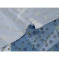 thumbnail image 5 of oneOone Velvet Medium Blue Fabric Triangle Geometric Sewing Craft Projects Fabric Prints By Yard 58 Inch Wide, 5 of 5