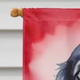 thumbnail image 2 of Gordon Setter My Valentine House Flag 28 in x 40 in, 2 of 7