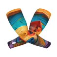 thumbnail image 1 of Balery Colorful Textured Chihuahua Mangas Refrescantes para Brazos para Hombre y Mujer – Transpirables y Absorbentes de Humedad para Mujeres, Hombres y Niños, 1 of 7