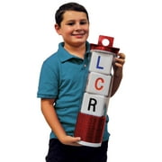 BIG LCR® Left Center Right™ Dice Game - Classic Tube (RED)