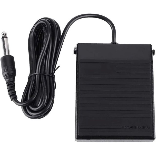 Pedal de piano universal para piano y teclado electrónico, pedal de sostenido de órgano electrónico para piano eléctrico WTB-004 carcasa de metal duradera