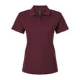 thumbnail image 4 of AllPro 62800L Women's Pique Polo-Maroon-M, 4 of 6