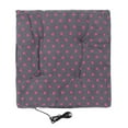thumbnail image 2 of USB Heating Pad Car Seated Cover Universal Car Seat Cushion Leather Suitable For Car Truck Home Office Chair/ Usb Heated Seat Cushion With Pink Polka Dots, 2 of 7