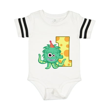 

Inktastic Monster 1st Birthday Gift Baby Boy or Baby Girl Bodysuit