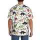 thumbnail image 3 of Fotbe Dinosaur Camisa Estampada de Manga Corta para Hombre, Casual de Verano, Estilo Playero, Sin Arrugas-Large, 3 of 5