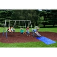 thumbnail image 5 of XDP Recreation Aqua Play Park Swing Set and Water Slide with Tarp, 2 Swings, and a Disc Swing, 5 of 8