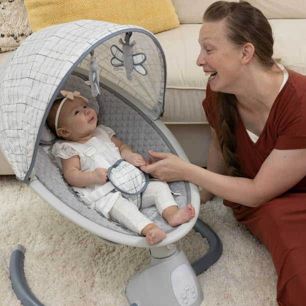 MONBEBE Monbebe Tranquility Bluetooth Enabled Indoor Baby Swing