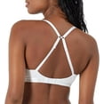 thumbnail image 3 of Hanes Women's Originals Ultra SuperSoft Pullover String Bralette Color-White Size S-XXL, 3 of 6