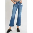 thumbnail image 4 of Risen Jeans - High-Rise Cropped Bootcut Jeans with Tummy Control Panel (27" Inseam) - RDP5937, 4 of 8