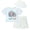 Sky blue, variant on Grateful Dead Loop Terry Cloth Drop Shoulder T-Shirt, Shorts and Bucket Sun Hat 3 Piece Outfit Set Newborn to Little Kid